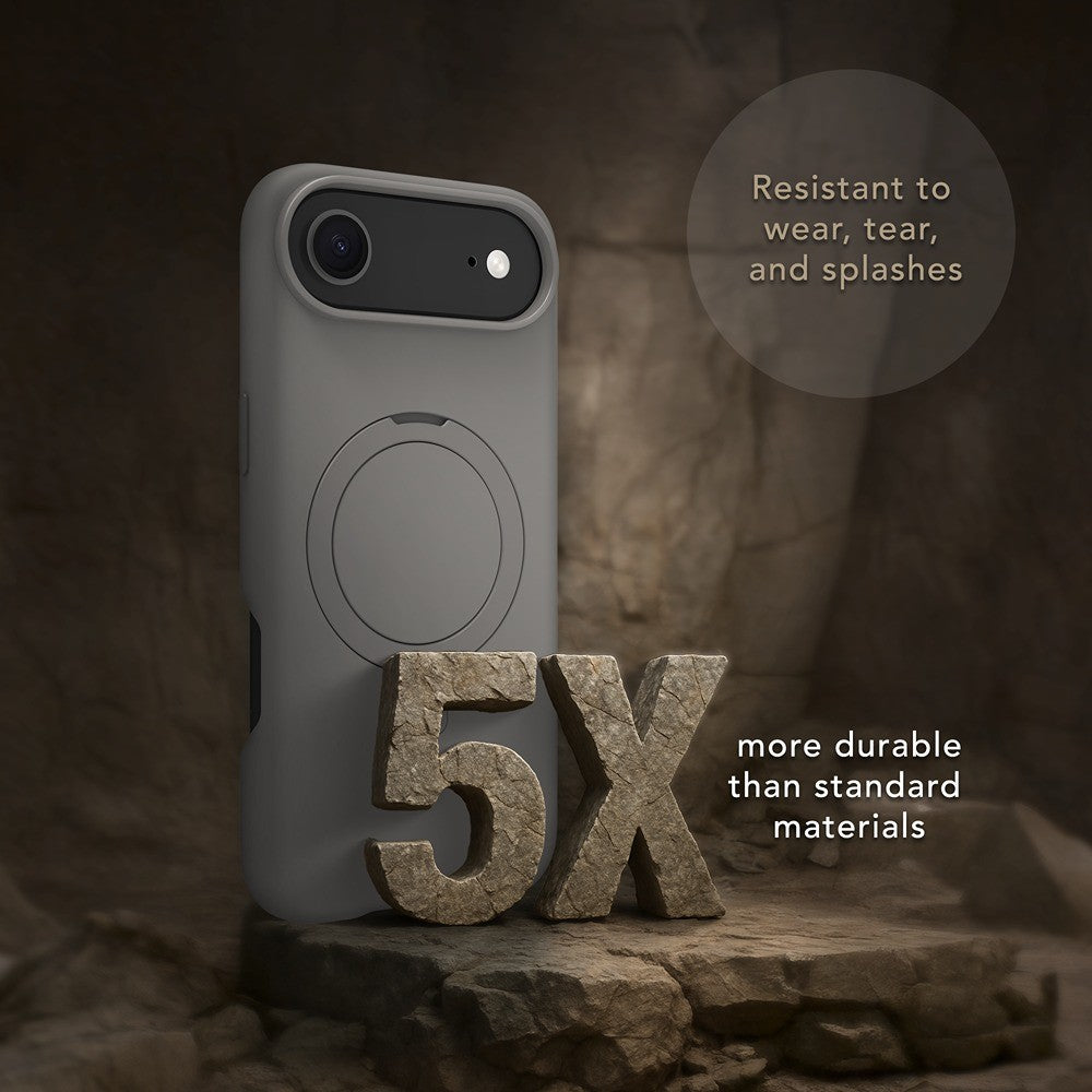 dbramante1928 iPhone Air Cover Roskilde MagSafe Kick ICON River Stone