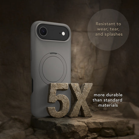 dbramante1928 iPhone Air Cover Roskilde MagSafe Kick ICON River Stone