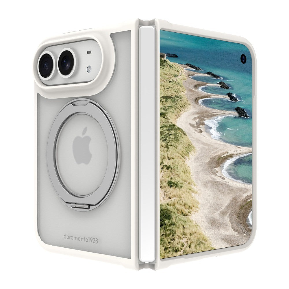 dbramante1928 iPhone Duo Cover Grenen Ultra MagSafe Kick Hvid