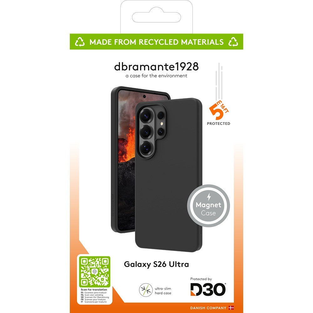dbramante1928 Samsung Galaxy S26 Ultra Cover Iceland Ultra Magnet Sort