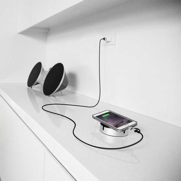 Just Mobile Kabel AluCable Duo USB-A/Micro-USB/Lightning 1,5m