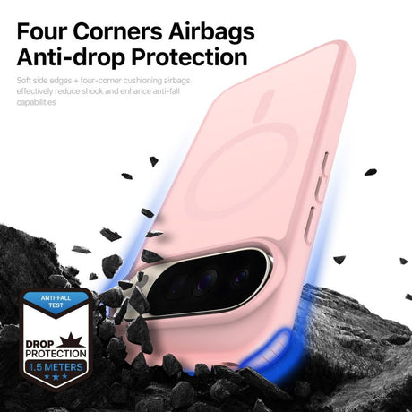 Dux Ducis Google Pixel 9 Pro XL/10 Pro XL/11 Pro XL Cover Yind Series MagSafe Lyserød