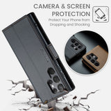CaseMe Samsung Galaxy S24 Ultra Etui 023 Series Sort