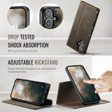 CaseMe iPhone 17 Etui C49 Series Brun