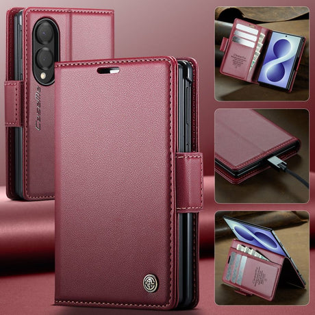 CaseMe Samsung Galaxy Z Fold 8 Etui 023 Series Rød