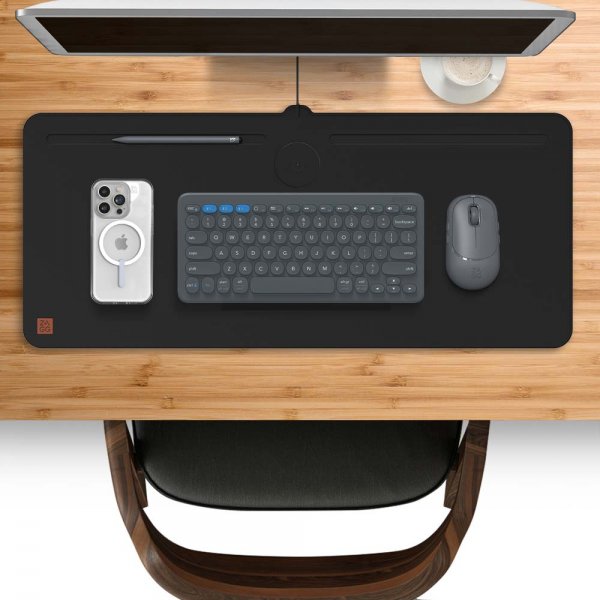 ZAGG Musemåtte Desk Mat med trådløs opladning