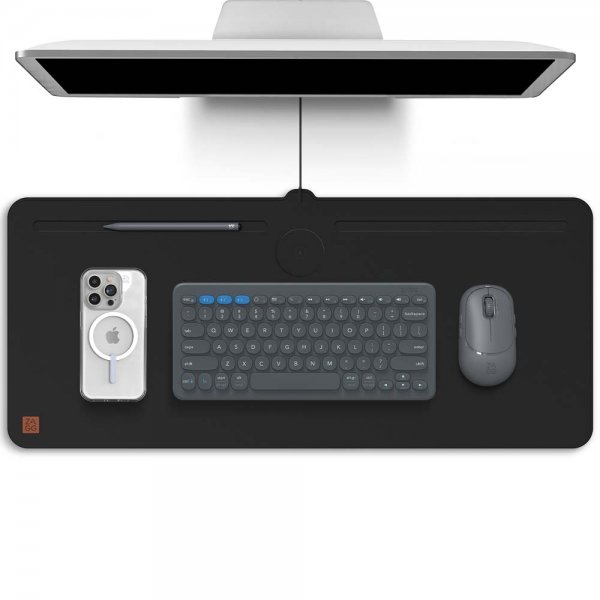 ZAGG Musemåtte Desk Mat med trådløs opladning