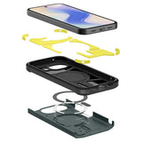 Spigen Google Pixel 10a Cover Tough Armor MagFit Abyss Green