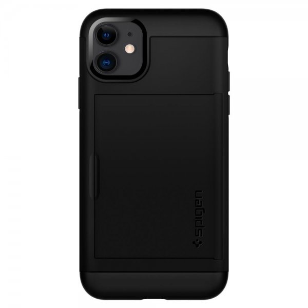 Spigen iPhone 11 Cover Slim Armor CS Sort
