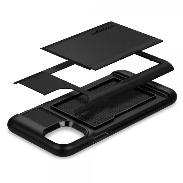 Spigen iPhone 11 Cover Slim Armor CS Sort