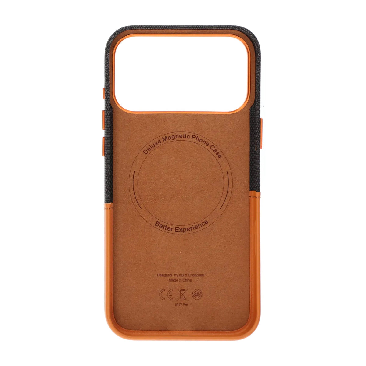 iPhone 17 Pro/iPhone 18 Pro Cover i læder med kortholder og MagSafe Brun