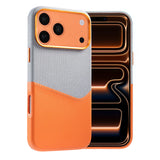 iPhone 17 Pro/iPhone 18 Pro Cover i læder med kortholder og MagSafe Orange
