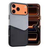 iPhone 17 Pro Max/iPhone 18 Pro Max Cover i læder med Kortholder og MagSafe Sort