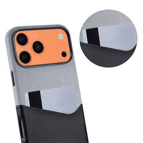 iPhone 17 Pro Max/iPhone 18 Pro Max Cover i læder med Kortholder og MagSafe Sort