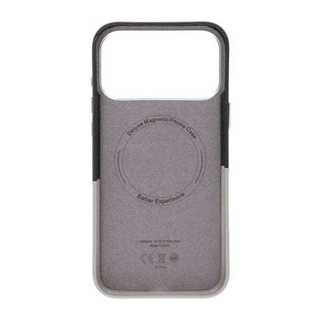 iPhone 17 Pro Max/iPhone 18 Pro Max Cover i læder med Kortholder og MagSafe Grå