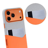 iPhone 17 Pro Max/iPhone 18 Pro Max Cover i læder med Kortholder og MagSafe Orange