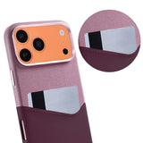 iPhone 17 Pro Max/iPhone 18 Pro Max Cover i læder med Kortholder og MagSafe Lilla