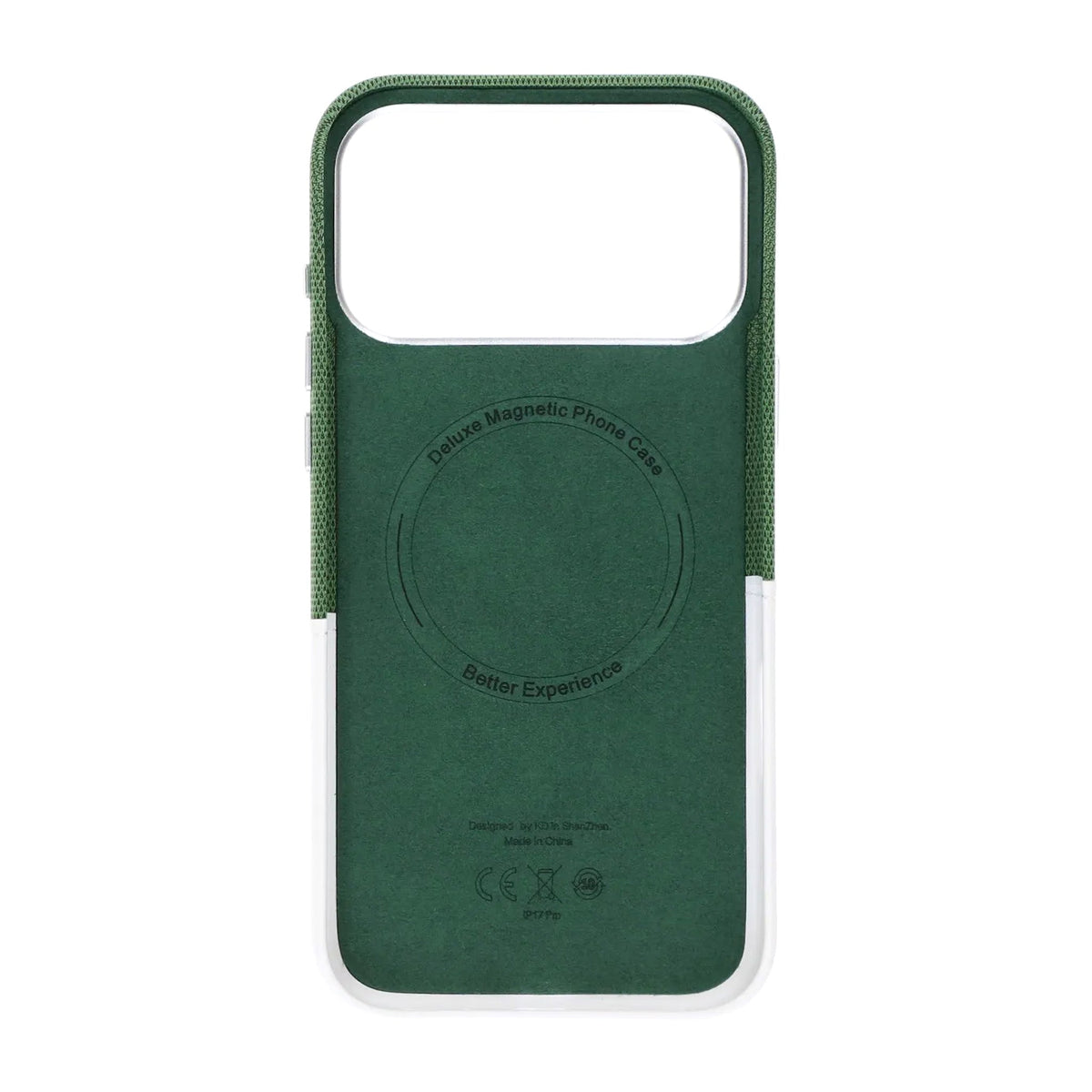 iPhone 17 Pro Max/iPhone 18 Pro Max Cover i læder med Kortholder og MagSafe Hvid