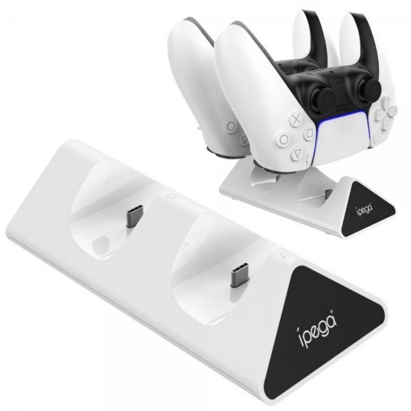 Ipega dobbelt opladningsdock til PS5-controller