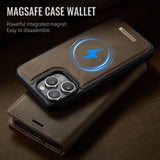 CaseMe iPhone 15 Pro Etui C49 Series Brun