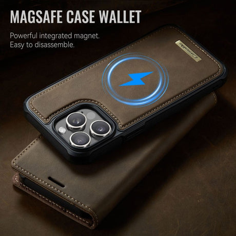 CaseMe iPhone 15 Pro Etui C49 Series Brun