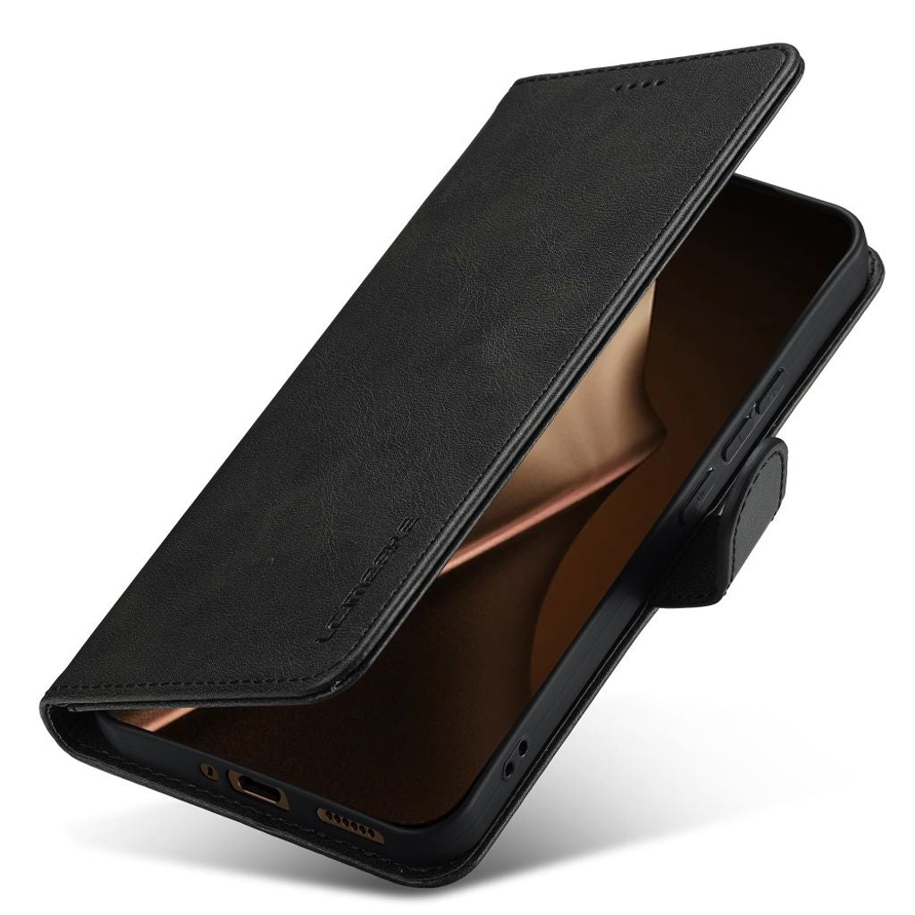Lc.Imeeke Xiaomi 17T Pro Etui med Kortholder Stativfunktion Sort