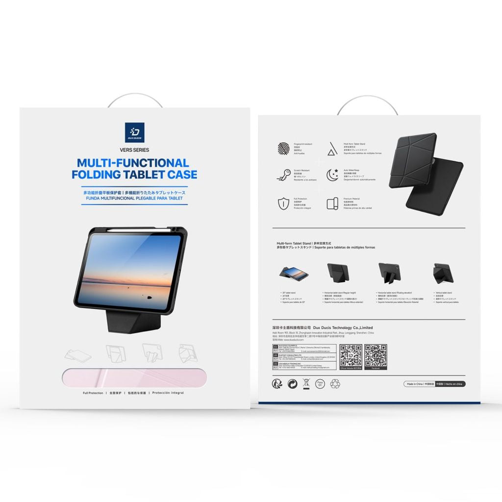 Dux Ducis Samsung Galaxy Tab S11 Ultra/S12 Ultra Etui Vers Series Lyserød