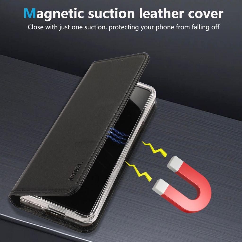 ABEEL Google Pixel 11 Pro Fold Etui RFID-beskyttelse Sort