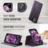 CaseMe iPhone 15 Etui C49 Series Lilla