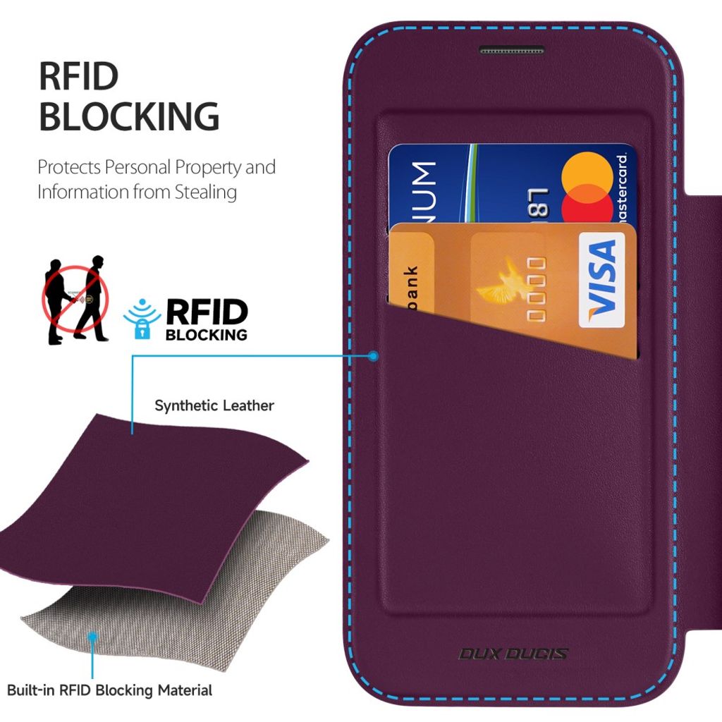 Dux Ducis iPhone 17 Pro Max/18 Pro Max Etui Skin X Pro Series MagSafe Rød