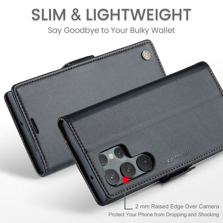 CaseMe Samsung Galaxy S24 Ultra Etui 023 Series Sort