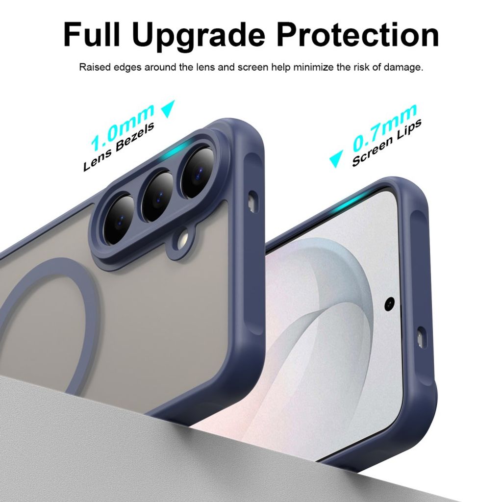 Samsung Galaxy S26 FE Cover Frosted MagSafe Blå