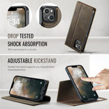 CaseMe iPhone 13 Etui C49 Series Brun
