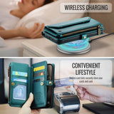 CaseMe iPhone 15 Pro Etui C36 Series Grøn