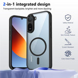 Xiaomi Redmi A7 Pro Cover Klar Bagside MagSafe Sort
