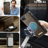 CaseMe iPhone 16e/iPhone 17e Etui C49 Series Brun