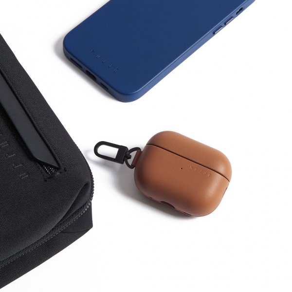 Mujjo AirPods Pro 2 Cover Echelon Tan