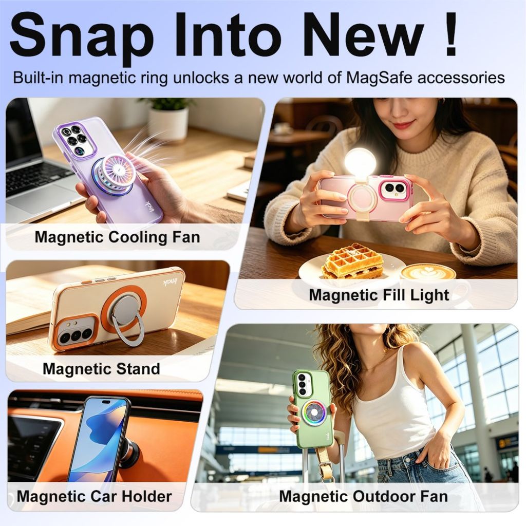 Imak Xiaomi 17T Cover Candy Color MagSafe Sort