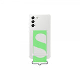 Samsung Original Galaxy S21 FE Cover Silikone Cover med Rem Hvid