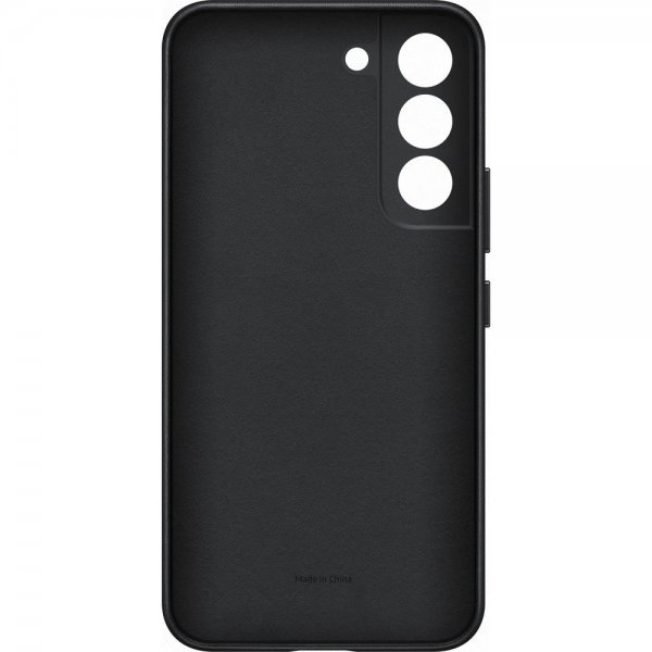 Samsung Original Galaxy S22 Plus Cover Læder Sort