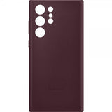 Samsung Original Galaxy S22 Ultra Cover i læder, bordeaux