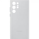Samsung Original Galaxy S22 Ultra Cover Læder Light Gray