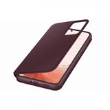 Samsung Original Galaxy S22 Cover Smart Clear View Cover Burgundy