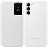Samsung Original Galaxy S22 Cover Smart Clear View Cover Hvid