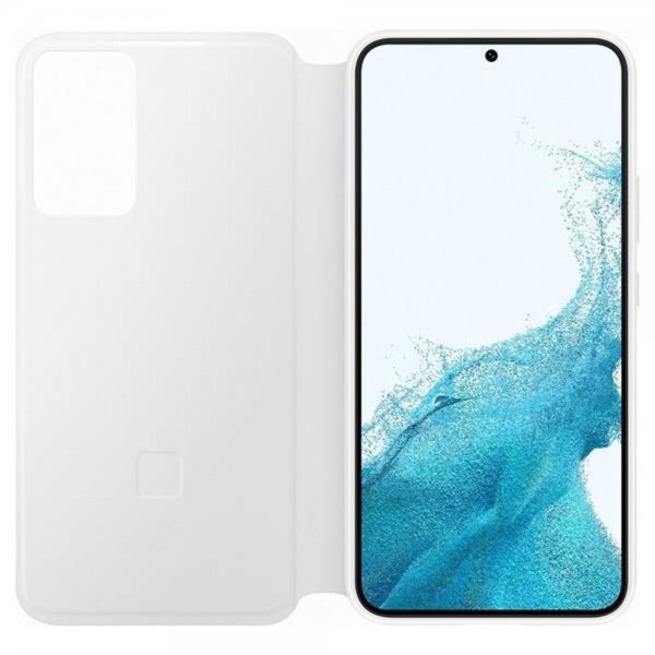 Samsung Original Galaxy S22 Cover Smart Clear View Cover Hvid