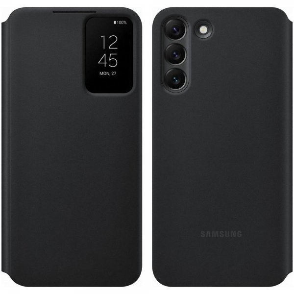 Samsung Original Galaxy S22 Plus Cover Smart Clear View Cover Sort