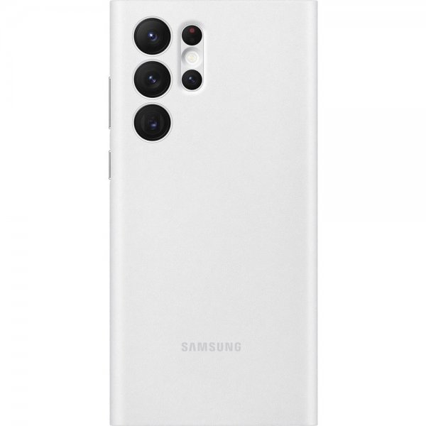 Samsung Original Galaxy S22 Ultra Cover Smart Clear View Cover Hvid