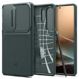 Spigen Samsung Galaxy S25 Ultra Cover Optik Armor Abyss Green