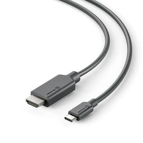Alogic Kabel Elements USB-C til HDMI 4K 1m Sort