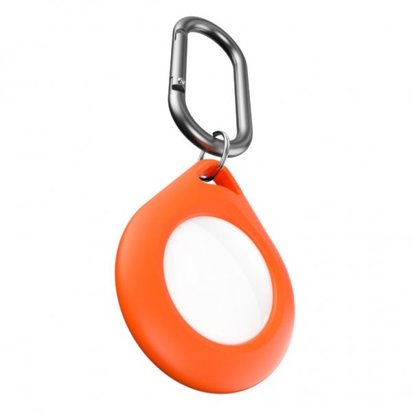 KeyBudz AirTag Holder Secure Dock 2-pak Orange